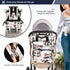 YANENDIE Backpack, Backpack Backpack Kawaii Raccoon Pattern Diaper Bag Unisex Travel Baby Diaper Bags with Stroller