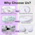 PILLANI Nursing Pillow & Diaper Bag Combo - Perfect Baby Shower Gift
