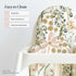 Yeah Baby Goods Wipeable Cushion Cover (Daisy Dreams) - Compatible with The IKEA Antilop Highchair - Soft, Waterproof