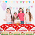 Dydamud 3PCS Mushroom Birthday Party Decorations, Mushroom Tablecloth Plastic Table Cloth for Mushroom Party