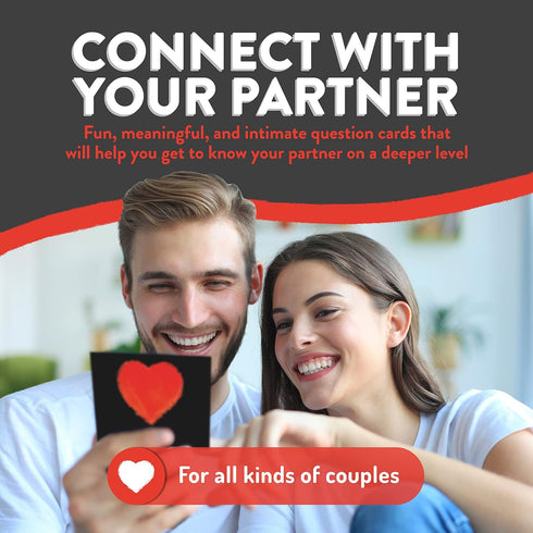 Conversation Cards for Couples - 101 Starter Cards for Engaging and Thought-Provoking Conversations