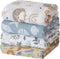 CoolaPeach 4 Set Muslin Swaddle Blankets for Newborn Baby Boys, Girls,Receiving Blankets-Cute Soft
