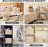 15"x11"x9.5", 3 Packs, ICERZCZ Decorative Storage Baskets for Organizing Shelves, Toy Basket for Nursery, Woven Cotton
