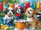 300 Piece Puzzles for Adults,Cute Dogs Jigsaw Puzzle for Adults Kids Seniors,Recycled