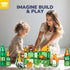 TOY Life Magnetic Tiles for Toddlers, 38 Pcs Magnetic Blocks for Kids Ages 4-8, STEM Magnet Toys for Christmas Birthday