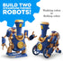 2-in-1 2 8+ 12+ Thames & Kosmos TrainBots: STEAM Maker Kit | Build Steampunk Robots w/LED Lights | Explore Robots