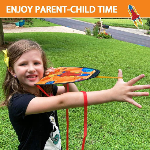 WERNNSAI 3 Pcs Mini Kites - Ejecting Beach Toys Gift for Kids Ages 4-18, Easy to Fly Waterproof Stringless Kites
