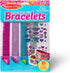 Melissa & Doug Design-Your-Own Bracelets with 100+ Sparkle Gem and Glitter Stickers