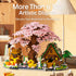 STUDYBOCKS Sets 2280PCS 8+ Capybara Cherry Blossom Bonsai Tree House Building for Adults & Kids - Micro Mini Blocks