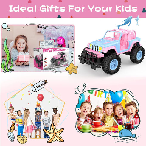 NQD Remote Control Car for Kids, 1:16 Scale 80 Min Play 2.4Ghz Off Road RC Trucks with Storage Case