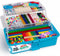 Blue Squid Arts & Crafts Box (Blue)- 2800+ pcs Deluxe Craft Supplies