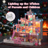 randhar 3 4 -13 7 Sets 3 4 5 6 7 8+ Doll House for Girls with Lights, Dolls, Floors Rooms, of Furniture