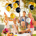 Blulu 40th Birthday Balloons for Men - 45 Pcs Black Gold White Happy 40th Birthday Decorations for Women 40 Years Old