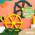 Barcaloo Kids Playground Pirate Ship Wheel - Yellow Steering Wheel for Swing Set, Toddler Playset