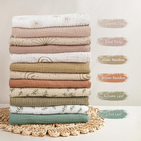 lulumoon Muslin Bassinet Sheets Baby: Cotton Bassinet Sheets Fitted for Boys and Girls - Bassinet Mattress Sheets