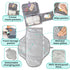 Portable Changing Pad for Baby Soft, Comfortable Portable Diaper Changing Pad with Wipes Pockets, Waterproof and Easy