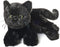 Bearington Collection Jinx 15-Inch Realistic Black Cat Plush Toy for Kids