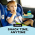 1 Pack Hoovy Silicone Cup Holder Tray for Car Seat, Booster Seat, Stroller - Carseat Snack Trays for Kids Travel - Cup