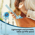 AMTIFO Blue Baby Fan - USB Rechargeable, Quiet, Adjustable Speed, Portable Cooling Fan for Baby Stroller, Car Seats