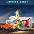 Sunset-Stopover Set Set 455 Lumibricks City Lighting-Building-Bricks - Road Trip Car Station Modular Collection LED