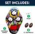 Franklin Sports Kids Football Target Toss Game, Inflatable Throwing Target Toy with Soft Mini Footballs