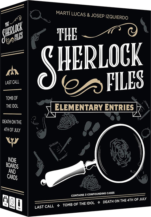 Strategy Board Games - Sherlock Files: Elementary Entries, Indie Boards & Cards