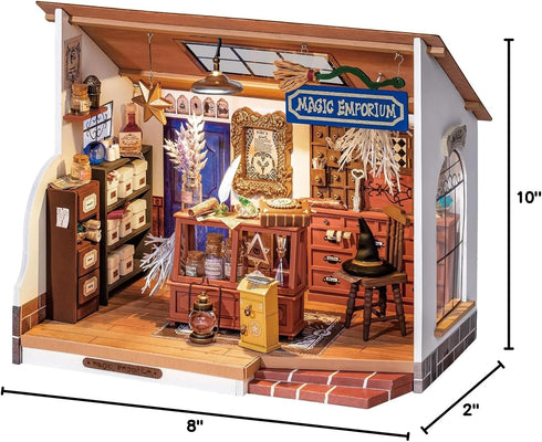 Rolife DIY Miniature Dollhouse Room Kit - Magic Potion Store Diorama Kit DIY Crafts Hobbies for Women/Men Gifts