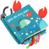 Fish Baby Books Toys, Touch Feel Cloth Crinkle Books for Babies,Baby Infant