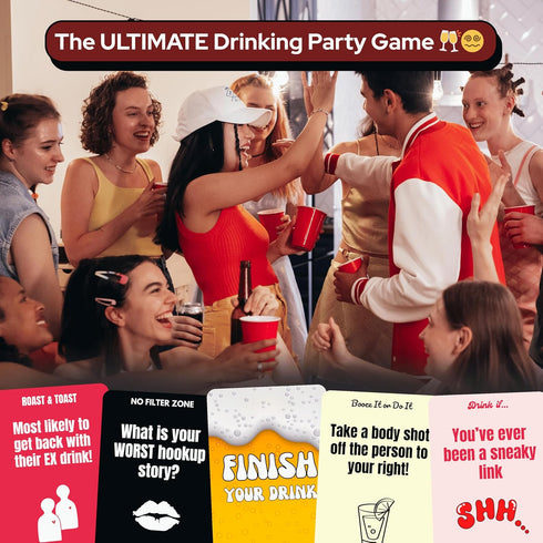 120 Cupid's Card Games Party Game - Drinking Game for Adults - Perfect for Game Nights, Friends, College & Bachelorette