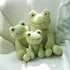 Apricot Lamb Toys Plush Velvet Frog Stuffed Animal, Soft Cuddly Perfect for Child (8.5 Inches)