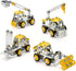 Ferthor Fun Erector Set for Boys Age 8-12,4 Mini Metal Model Set for Kids,Engineering