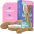 Set OCCObaby Wooden Baby Hair brush for Newborns & Toddlers - Soft Hair Brush for Baby Grooming - Baby Scalp Brush