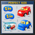 2 2-4 2-Pack 2.4 3 4 5+ Remote Control Car Year Old, Toddler RC Cars Ages Boy, GHz Truck and Race Car with Sound