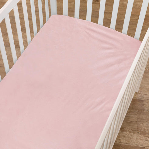 American Baby Company 2 Pack Heavenly Soft Chenille Fitted Crib Sheet, 28" x 52", Pink, for Crib and Toddler