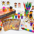144 Set Cinrobiye Pcs Western Cowboy Party Favors, Wild West Coloring Books, Stickers, Tattoos, Stampers, Rubber Ducks