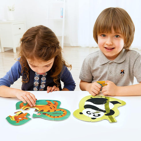 TOI Leveled Puzzles for Kids Aged 2 and Up, Toddler Puzzle, Large Pieces Educational Game