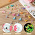 XIHIRCD 64pcs (16 Mini Axolotl Figures, Glow in The Dark Resin Axolotl Tiny Animal Figurines Ornament Axolotl Charms