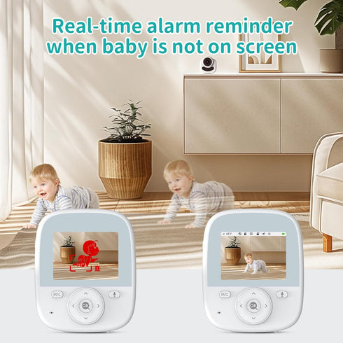 VIZOLINK 2.8" Baby Monitor with Camera and Audio, Video Baby Monitor with Secure Transmission No WiFi, Night Vision