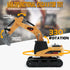 BRRRRT 1/64 3+ Full Proportion Remote Control Excavator,Remote Control Construction Vehicles with Metal Shovel,Type-C