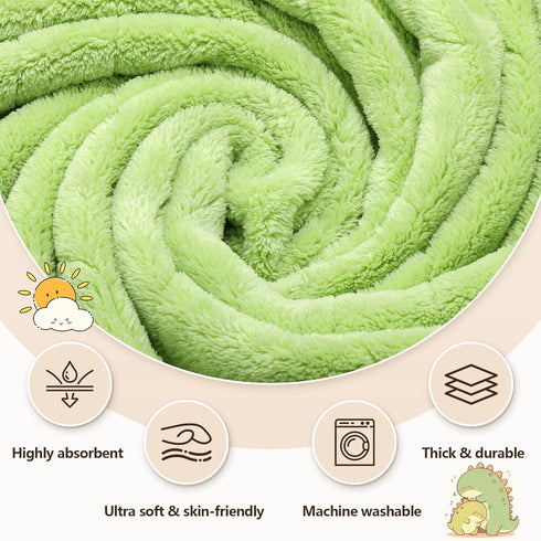 OFUSUY 6 3 3 PCS Baby Bath Towels, PCS Animal Hooded Baby Towels & PCS Washcloths, Baby Bath Towels for Infants