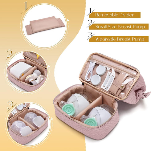 Breast Pump Tote Bag Bundle with Waterproof Mat