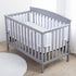 5mm 4FS 3 4 BreathableBaby Breathable Mesh Liner for Full-Size Cribs, Sheer Deluxe Mesh, Scallops (Size Covers