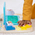 Melissa & Doug Wooden Work & Play Desktop Activity Board - Infant and Toddler Sensory Toy, FSC Certified