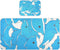 SyXIOP Cute Cartoon Dolphin Cooling Baby Crib Mattress 28" x 52" Ultra Soft