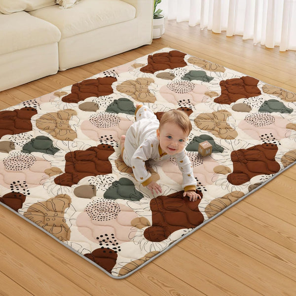 Blissful Diary Baby Play Mats for Floor, 71x59 Inch Extra Thicker &