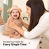 2-Pack 30x30 KeaBabies Hooded Baby Towels for Newborn - Soft & Absorbent Viscose from Bamboo Baby Bath Towels with Hood