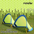Poray Soccer Goal for Kids, Easy-up Set of Two Portable 4FT Soccer Nets with 8 Field Marker Cones and Extra Stakes