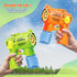 Bubble Guns Set of 2 - High Efficiency Bubbles Toys with Batteries and Refill Solutions for Indoor & Outdoor Play