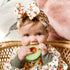 Nuby 100% Silicone Fruit Teether for 3M+, Designs Vary, Multi-Color