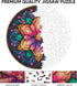 500 Pieces,16.5x16.5 inch Ixfyloop Wooden Puzzles for Adults Wooden Puzzles, Mandala Puzzle Wood Jigsaw Puzzles Unique